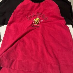 Warner Bros. Kids All Star League Tee - Pink and Black